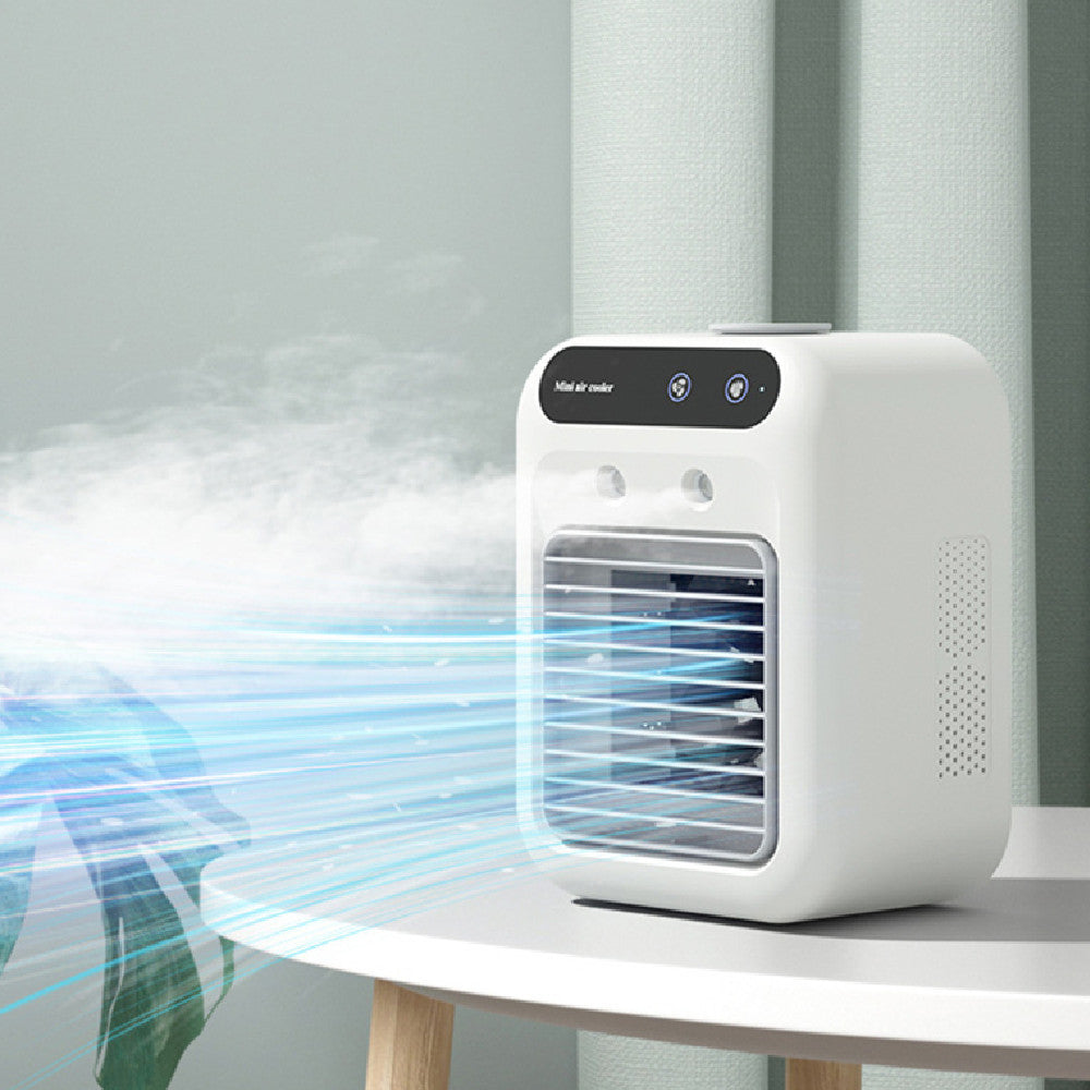 Tragbarer Luftkühler mit Wasserkühlung & Eisfach – Mini-Klimaanlage & Luftbefeuchter für Zuhause & Büro