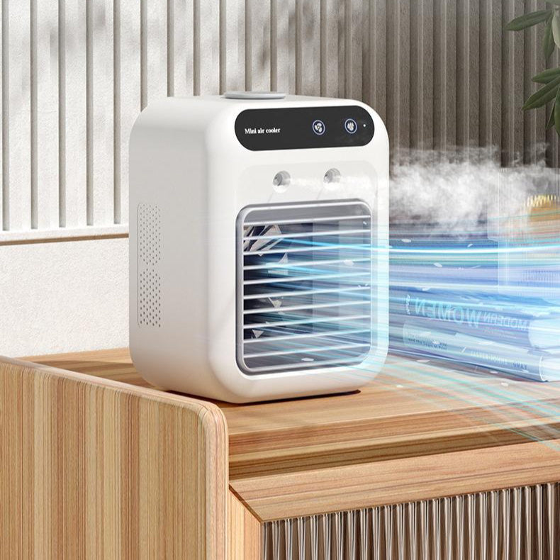 Tragbarer Luftkühler mit Wasserkühlung & Eisfach – Mini-Klimaanlage & Luftbefeuchter für Zuhause & Büro