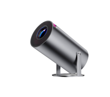 Tragbarer Mini-Projektor HY300 – 180° Drehung, 4K-Unterstützung & 5G WiFi | Kompaktes Heimkino für Zuhause & unterwegs