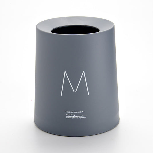 Kreativer Nordic Mülleimer – Skandinavischer Designer-Papierkorb für Wohnzimmer, Schlafzimmer, Büro & Bad