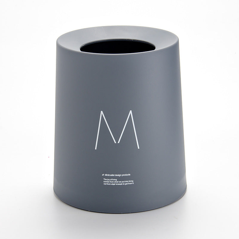 Kreativer Nordic Mülleimer – Skandinavischer Designer-Papierkorb für Wohnzimmer, Schlafzimmer, Büro & Bad