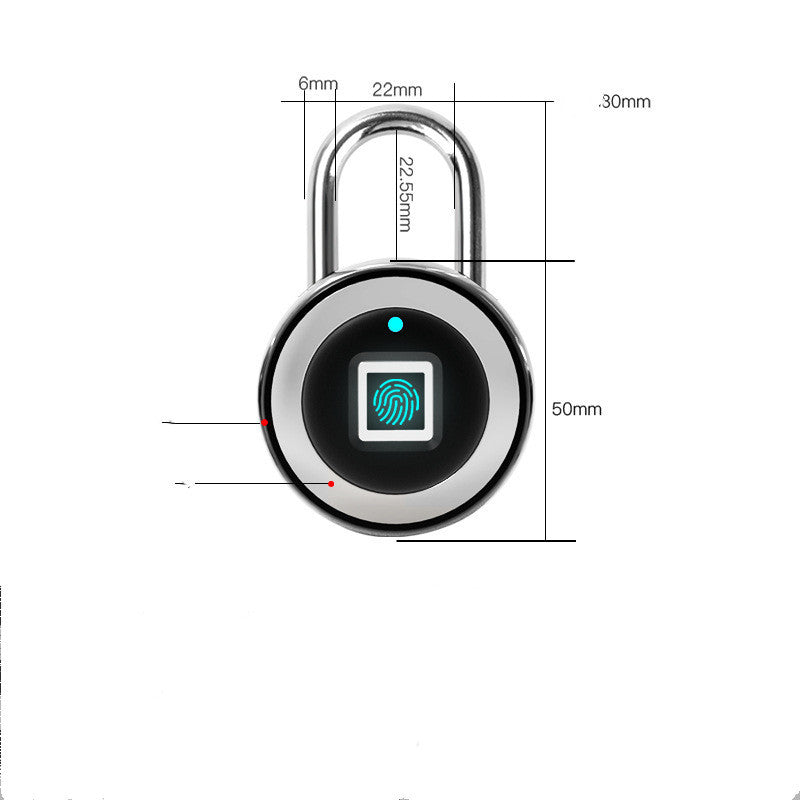 Fingerprint Padlock – Intelligentes Smart Lock mit Fingerabdruck & USB Typ-C für Gepäck, Schränke & Türen