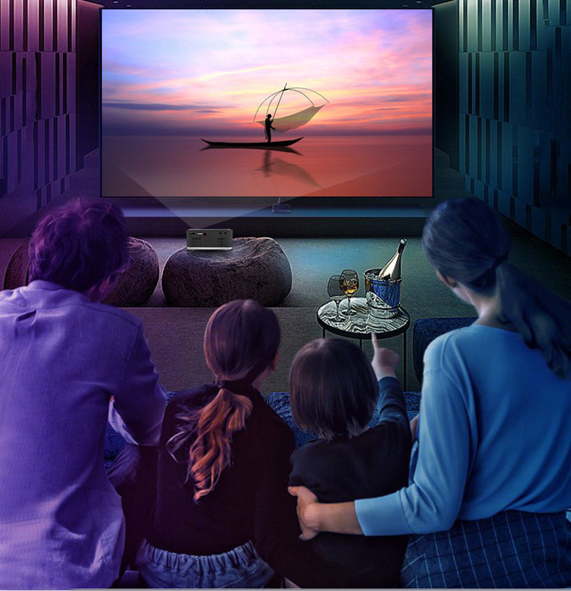 Mini-LED-Projektor T20 – Kompakter Heimkino-Beamer mit 1080p Unterstützung, HDMI & USB