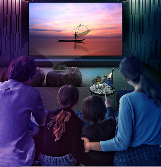 Mini-LED-Projektor T20 – Kompakter Heimkino-Beamer mit 1080p Unterstützung, HDMI & USB