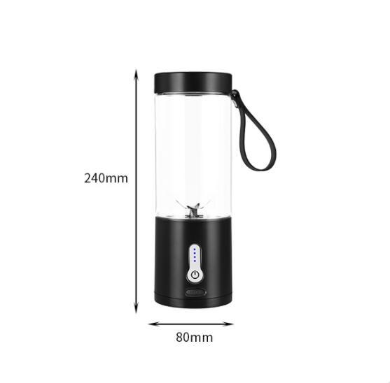 Kabelloser Hochleistungs-Mixer – Tragbarer Smoothie-Maker, wiederaufladbar mit USB, 530 ml, 22.000 U/min