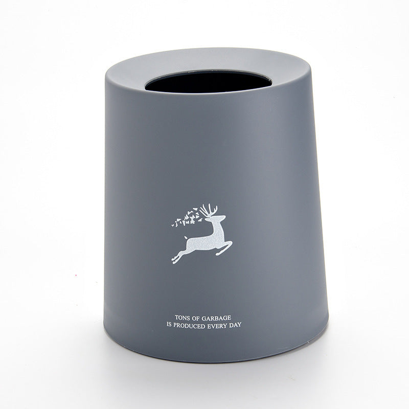Kreativer Nordic Mülleimer – Skandinavischer Designer-Papierkorb für Wohnzimmer, Schlafzimmer, Büro & Bad