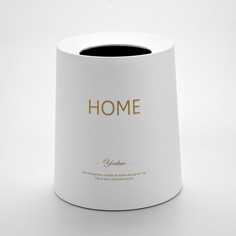 Kreativer Nordic Mülleimer – Skandinavischer Designer-Papierkorb für Wohnzimmer, Schlafzimmer, Büro & Bad