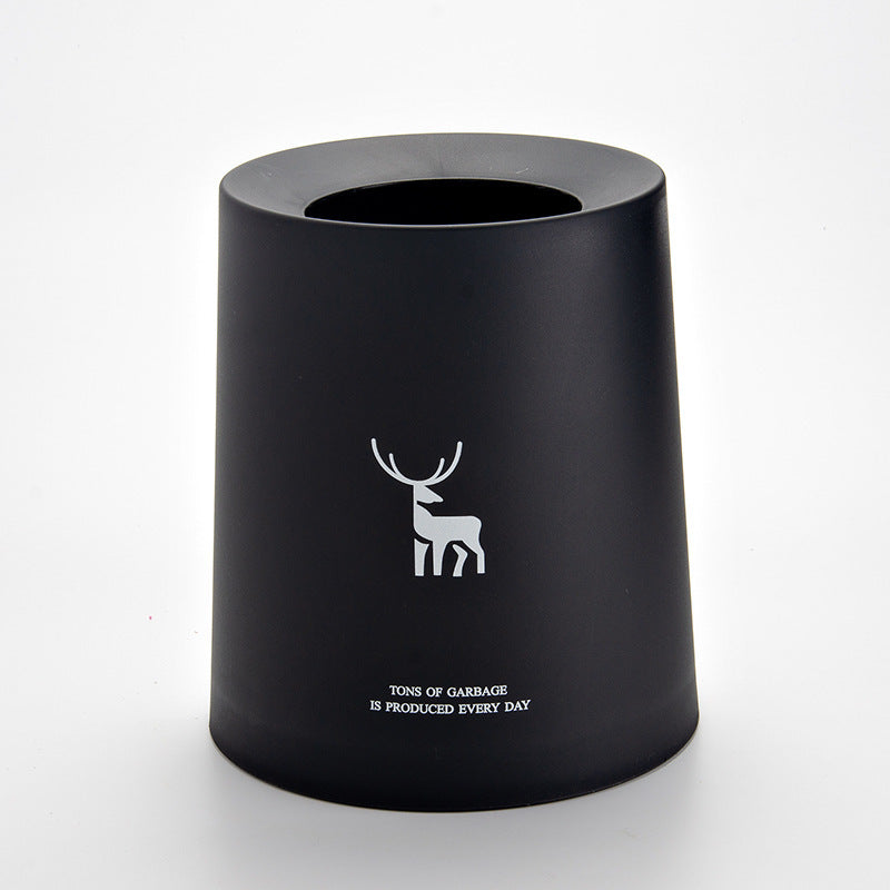 Kreativer Nordic Mülleimer – Skandinavischer Designer-Papierkorb für Wohnzimmer, Schlafzimmer, Büro & Bad