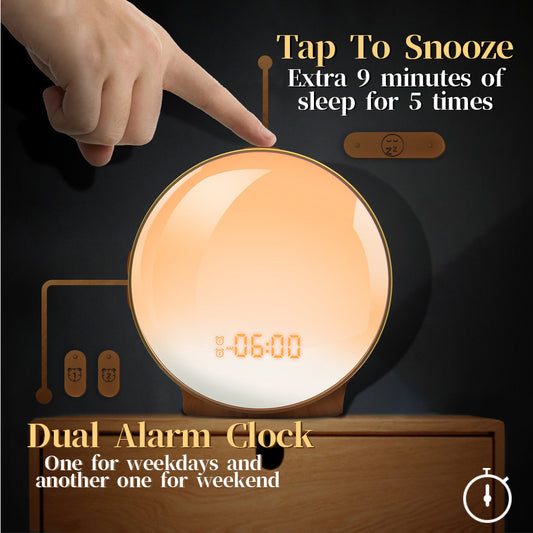 Alarm Wake-Up Light – Sonnenaufgangs-Wecker mit natürlicher Lichtsimulation
