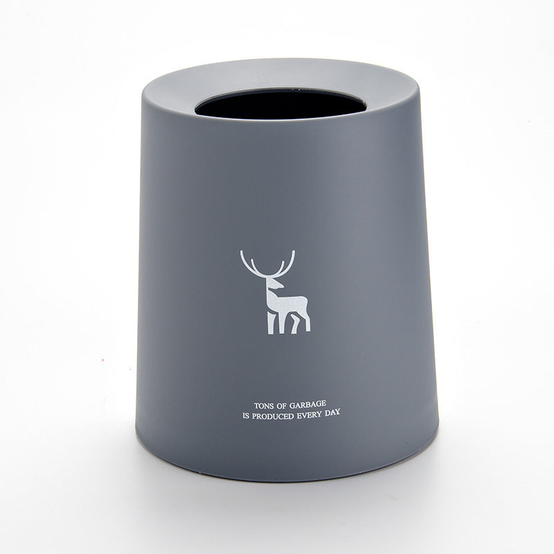 Kreativer Nordic Mülleimer – Skandinavischer Designer-Papierkorb für Wohnzimmer, Schlafzimmer, Büro & Bad