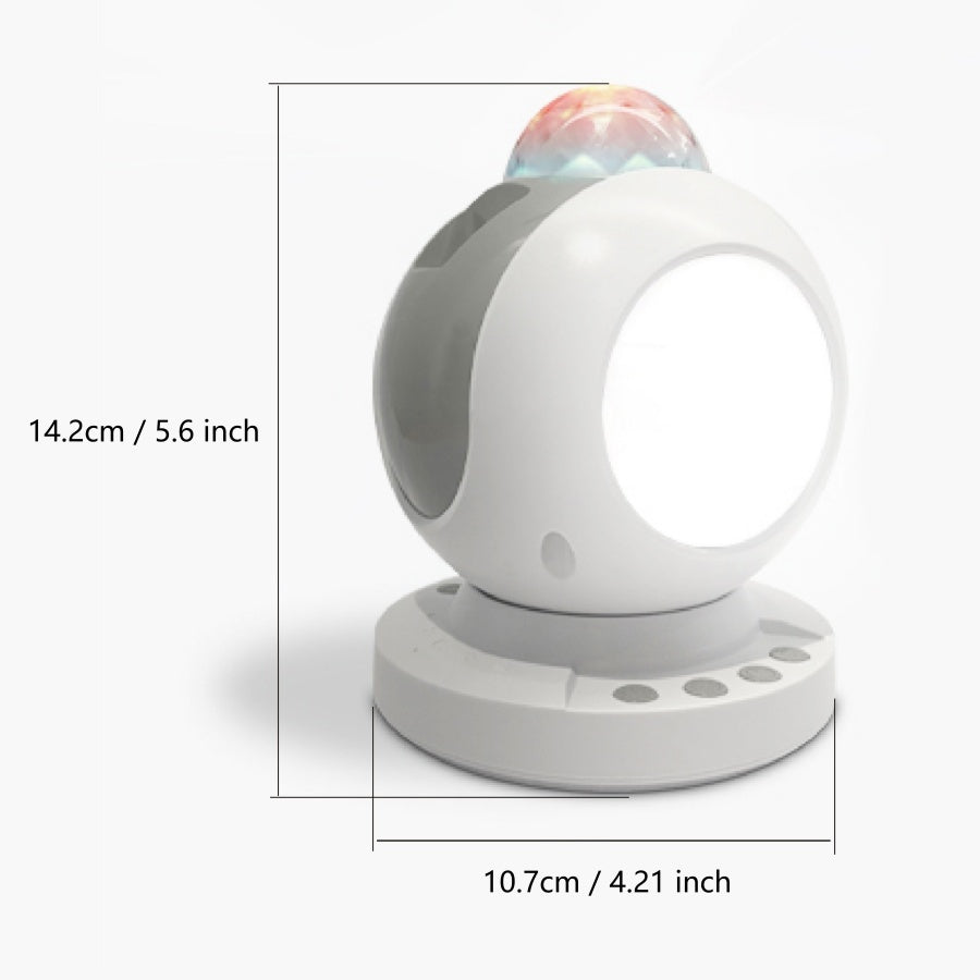 Sternenhimmel-Atmosphärenlicht mit Bluetooth-Lautsprecher – Musiksteuerung, RGB-Beleuchtung & Timer-Funktion