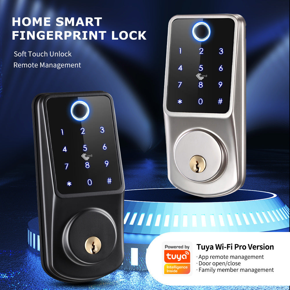 Password Fingerprint App Control Lock – Smartes Schloss mit Fingerabdruck, Passwort & App für Zuhause, Hotel & Büro