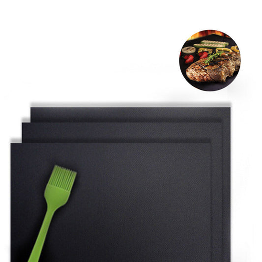 BBQ Fiberglas Grillmatte – Antihaft, wiederverwendbar & hitzebeständig bis 260 °C | Sauberes Grillen ohne Ankleben
