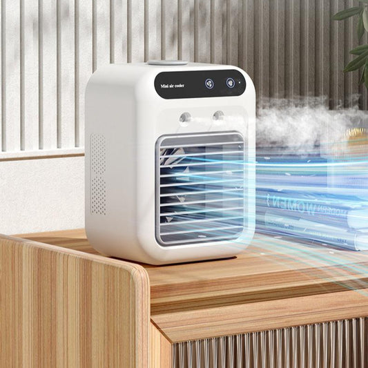Tragbarer Luftkühler mit Wasserkühlung & Eisfach – Mini-Klimaanlage & Luftbefeuchter für Zuhause & Büro
