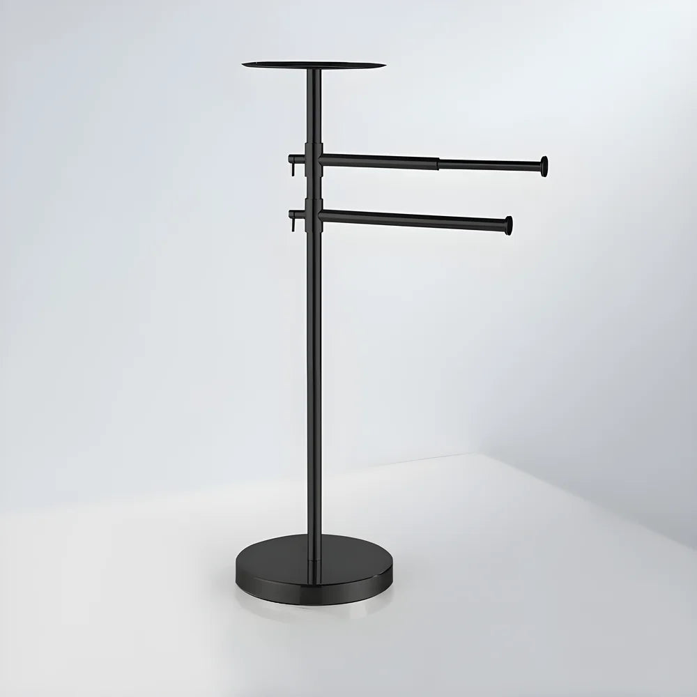 Freistehender Handtuchhalter Gold – Mobiler Edelstahl-Handtuchständer für Bad & Hotel