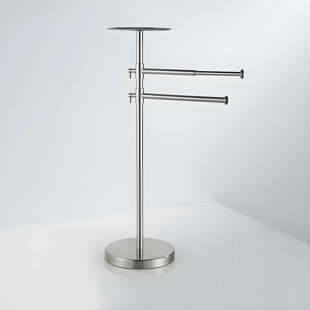 Freistehender Handtuchhalter Gold – Mobiler Edelstahl-Handtuchständer für Bad & Hotel