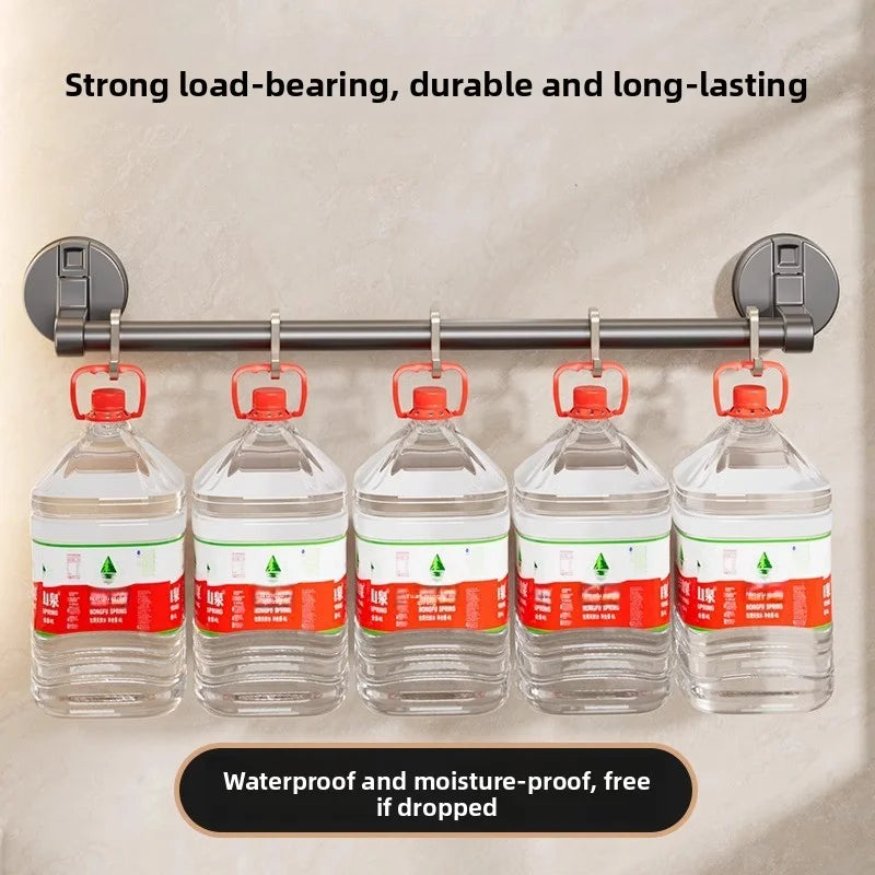 Bohrfreier Handtuchhalter mit Saugnapf – Wandmontage für Badezimmer