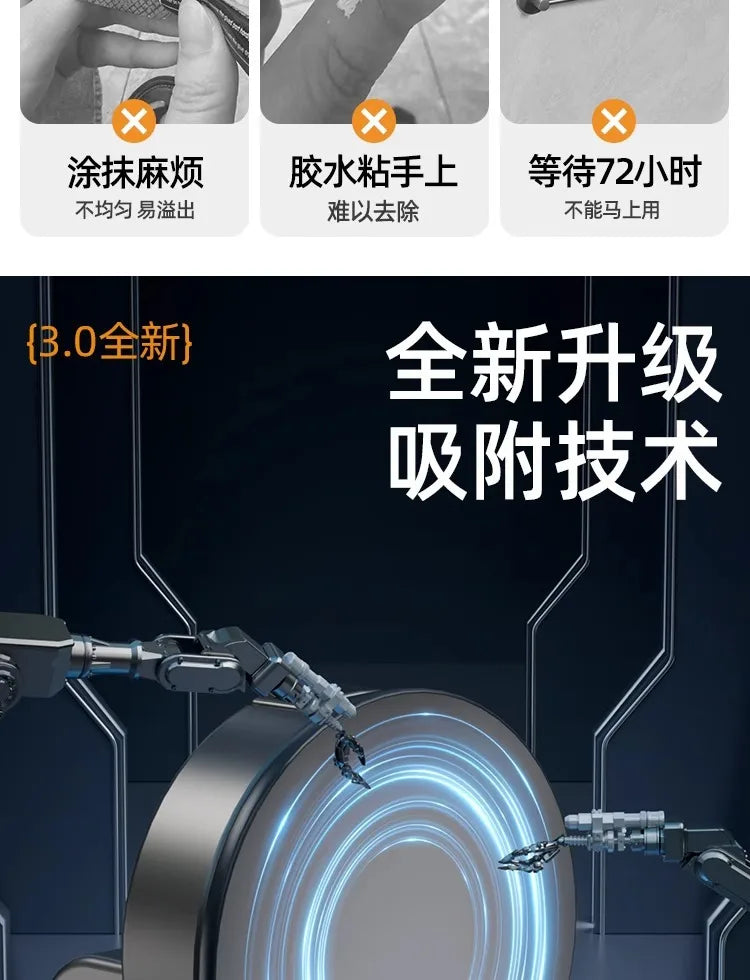 Bohrfreier Handtuchhalter mit Saugnapf – Wandmontage für Badezimmer