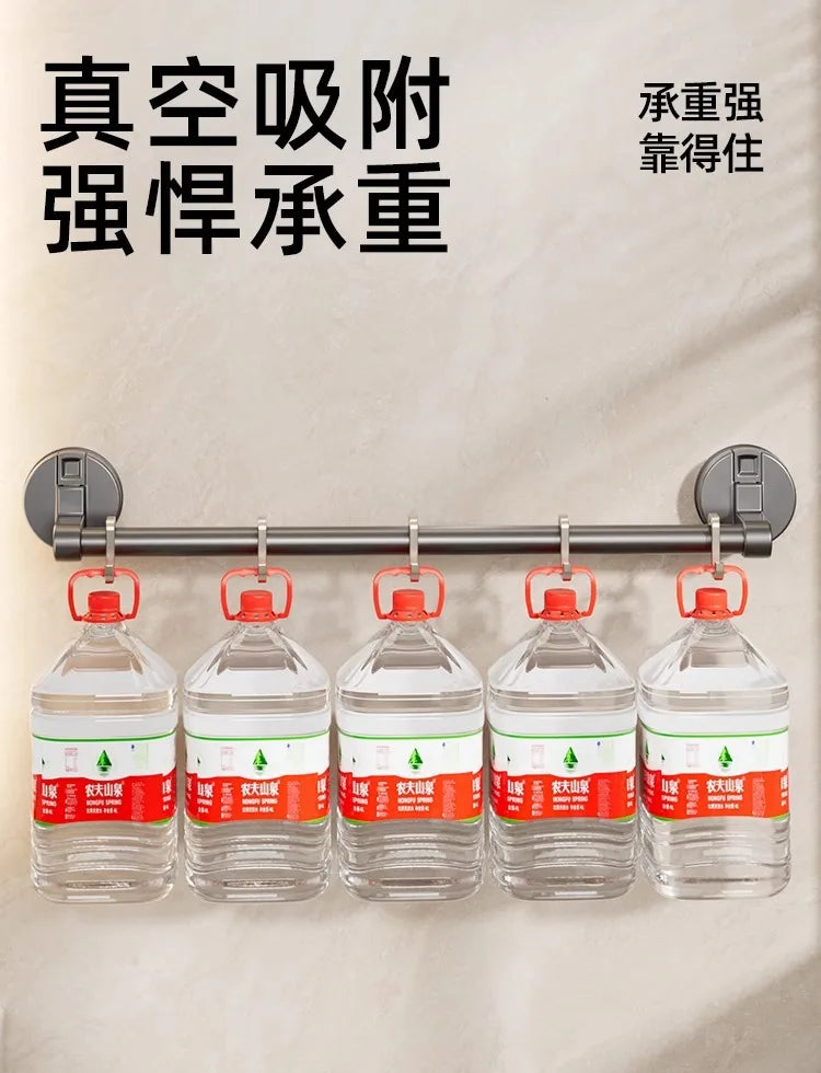 Bohrfreier Handtuchhalter mit Saugnapf – Wandmontage für Badezimmer