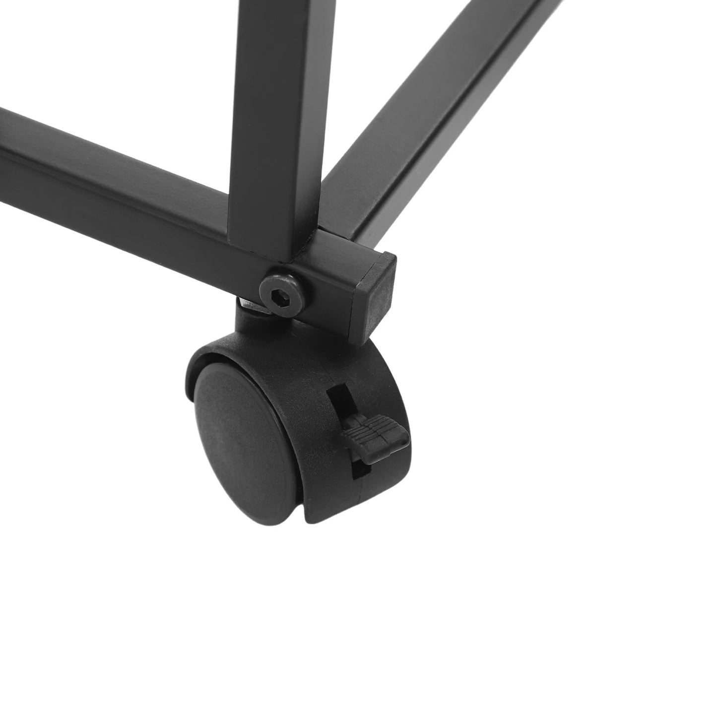 Freistehender Handtuchhalter mit Rollen – 3-stufiges Metall-Handtuchregal in Schwarz (66–86 cm)