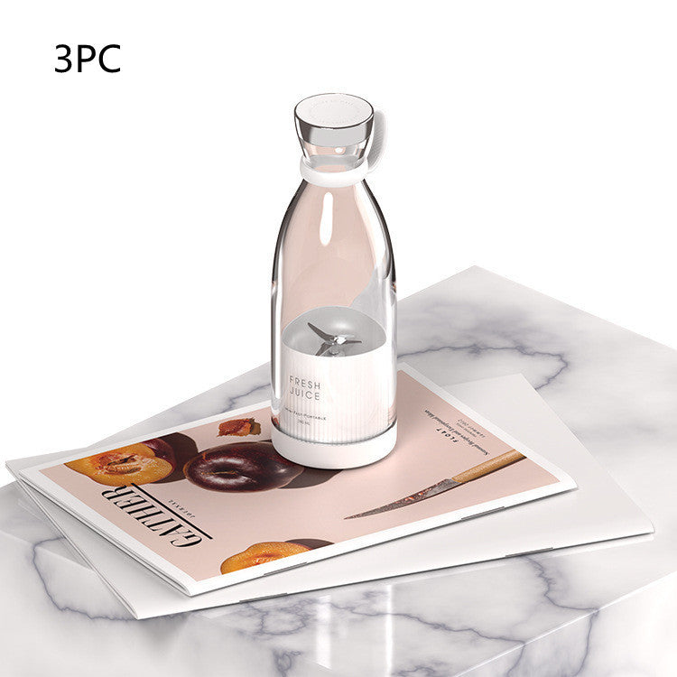 Tragbarer Mini-Mixer 350 ml – USB Smoothie Maker, elektrischer Entsafter mit Edelstahlklingen