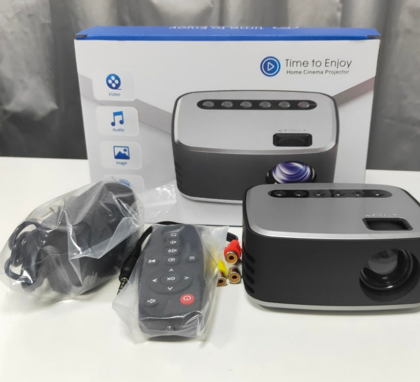 Mini-LED-Projektor T20 – Kompakter Heimkino-Beamer mit 1080p Unterstützung, HDMI & USB