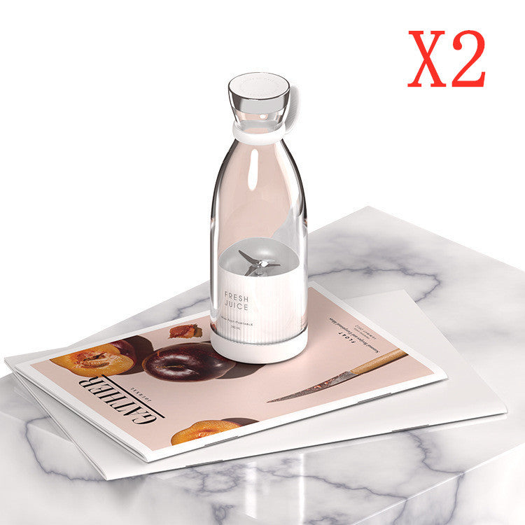 Tragbarer Mini-Mixer 350 ml – USB Smoothie Maker, elektrischer Entsafter mit Edelstahlklingen