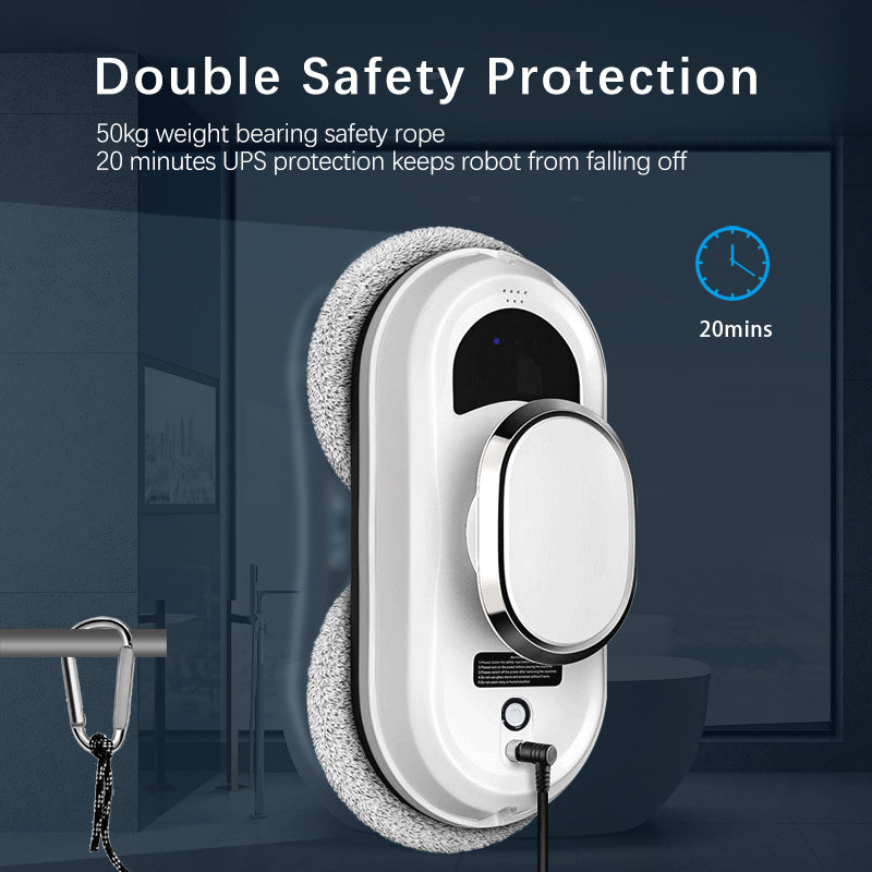 Window Cleaner Robot – Intelligenter Glasreinigungsroboter mit 5600 Pa Saugkraft & Fernbedienung